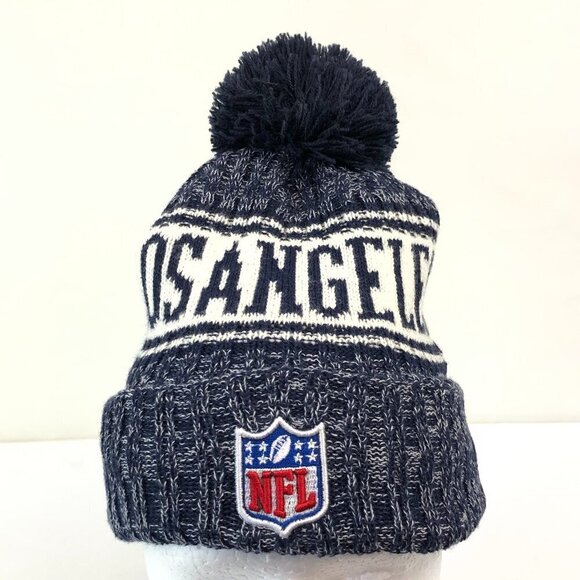 New Era NFL Blue And White Los Angeles Rams Toboggan Size One Size Fits Most - Picture 1 of 5